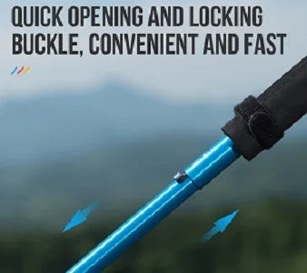 Trekking Poles Folding, Lightweight, Aluminum Hiking Poles,120cm Ultralight For Walking Running Sticks