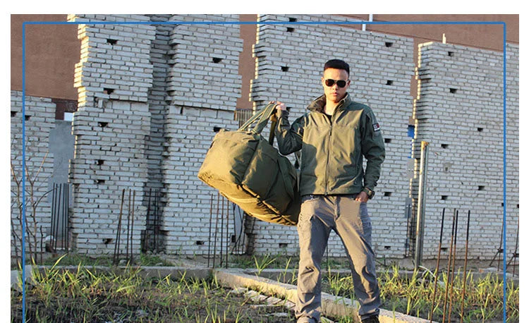 100L Camping Super Large Capacity Backpack Men Camping Storage Bag Men Tent Canopy Military Tactical Shoulder Bag Travel Handbag