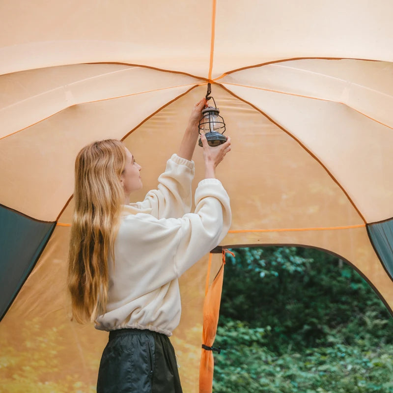 Naturehike 8-10 Person Camping Tent Picnic Rainstorm Sheltering Wind large Canopy Shelter Beach Tent Family Tent