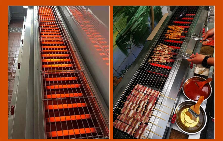 A8 Gas Large Barbecue Grill Commercial Grill Machine Restaurant