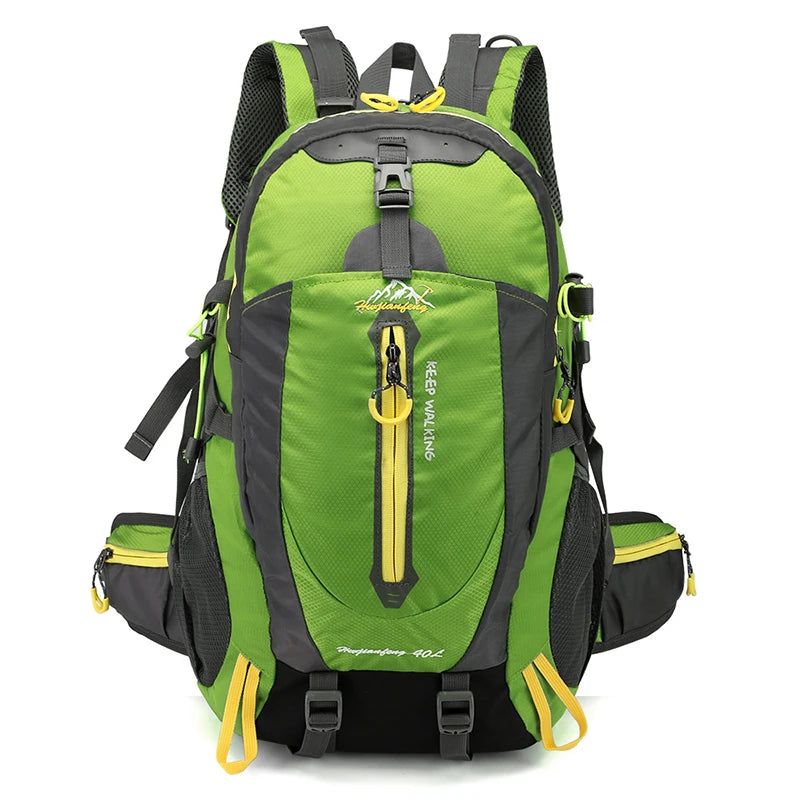40L Outdoor Backpack Travel Trekking Climbing Mountaineering Rucksack Sports Men'S Bag For Women Waterproof Nature Hike Cycling