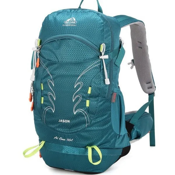 30L Water-Resistant Hiking Backpack for Men Women Breathable Back System Lightweight Daypack for Camping Trekking Outdoor Travel