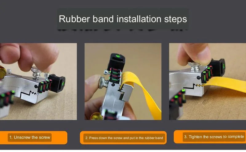 Laser Aiming Slingshot Set Resin Outdoor Hunting Catapult with Flat Rubber Band Outdoor High Precision Shooting Accessories Tool