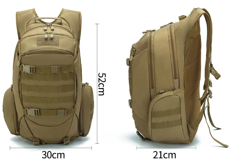 55L Tactics Backpack High Capacity Camping Backpacks Outdoor Army Camouflage Shoulder Bag Multifunction Fashion
