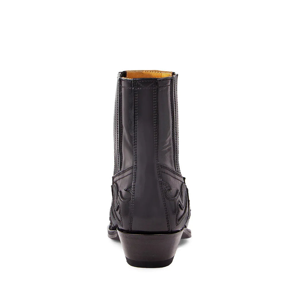 2023 New Men's Ankle Boots High Quality Work Cowboy Boots Zipper Up Motorcycle Boots Men Fashion Western Boots Plus Size 35-48