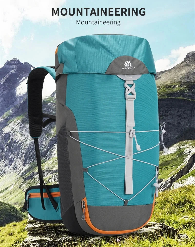 40L Outdoor Mountaineering Bag Waterproof Sports Backpack Lightweight Travel Backpack Hiking Bag Trekking Backpack for Men