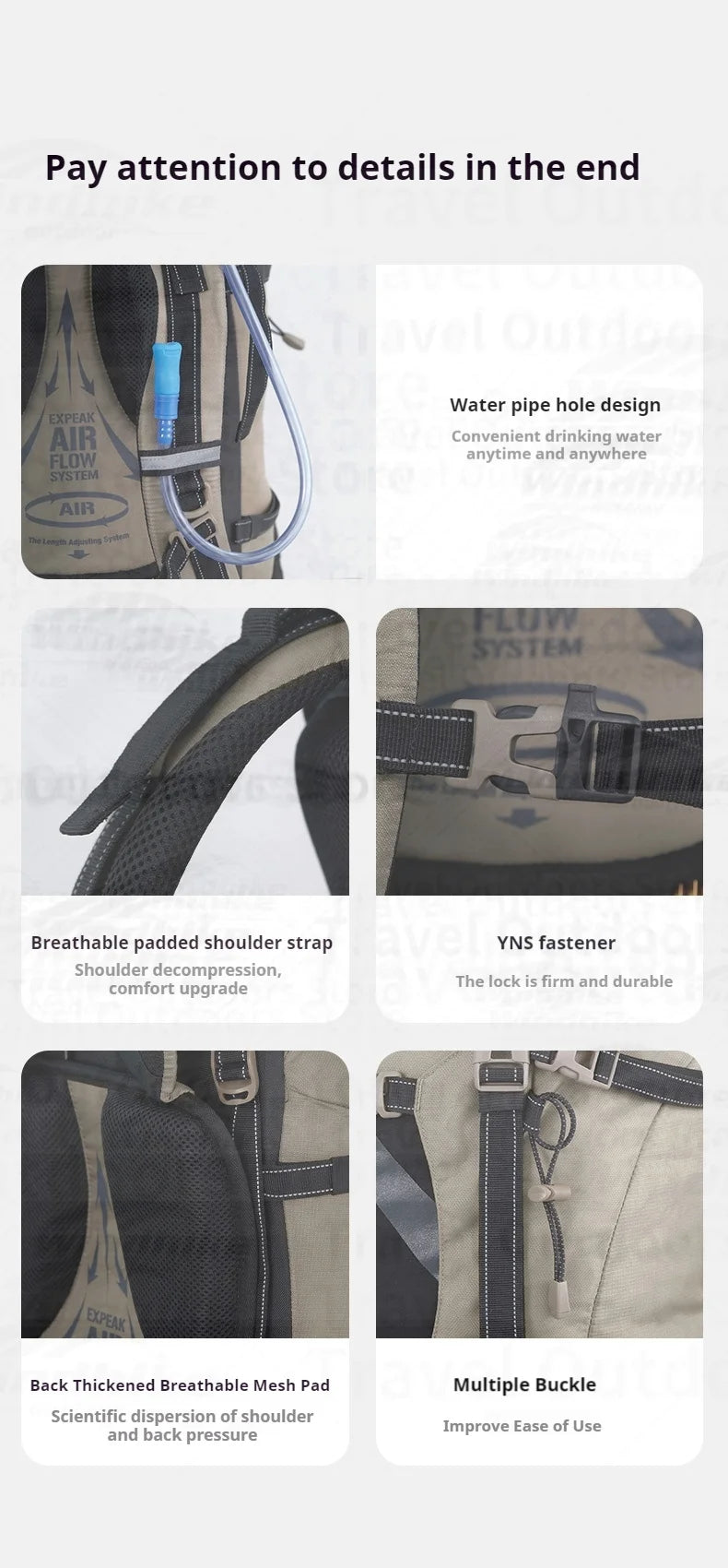 Naturehike 70+5L Backpack Camping Hiking Trekking Backpacking Lightweight Travel Bag With Aluminium Alloy Frame Waterproof Cover