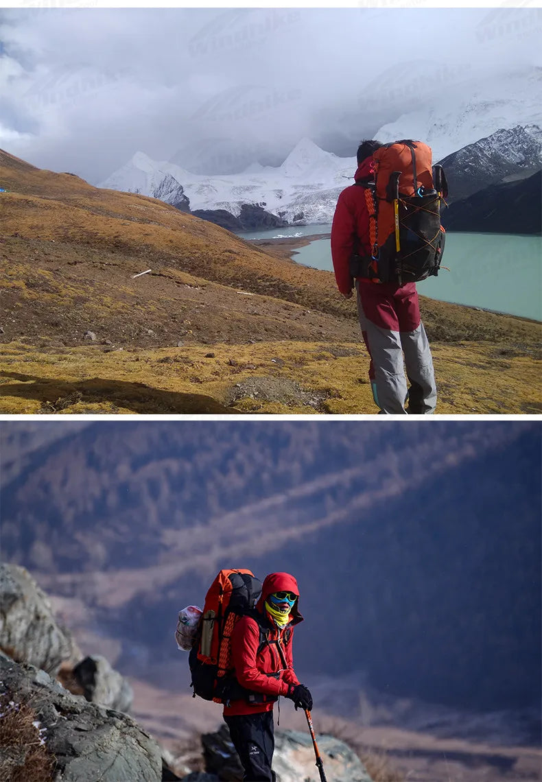 3F UL GEAR 40L+16L QIDIAN2.0 Backpack Ultralight Outdoor Camping Large Capacity Hiking Climbing Sport Waterproof Breathable Bag