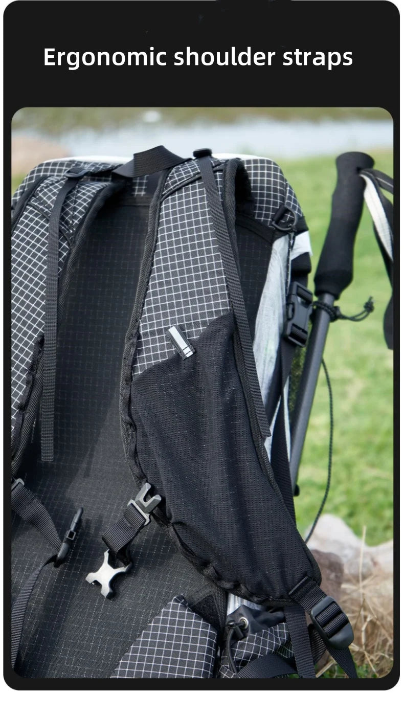 Asta Gear Jianshan UHMWPE Backpack Outdoor Ultralight Backpack Camping Hiking Mountaineering DCF Traveling Backpack