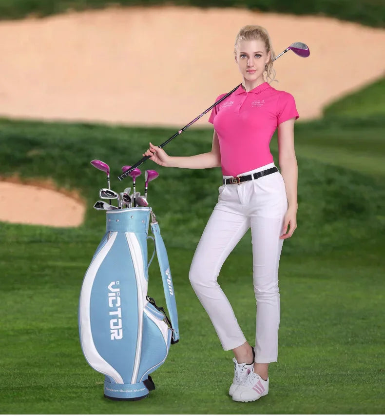 PGM Golf Clubs Golf Club Set Ladies Beginner Complete Set 12 Pcs/9 Pcs/4 Pcs,carbon Rod/steel Pole LTG007