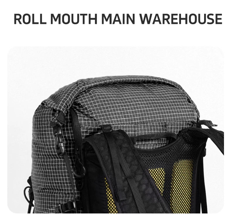 Anmeilu Mountaineering Backpack 30L Large Capacity Men Women Outdoor Travel Hiking Off-road Lightweight Sports Backpack