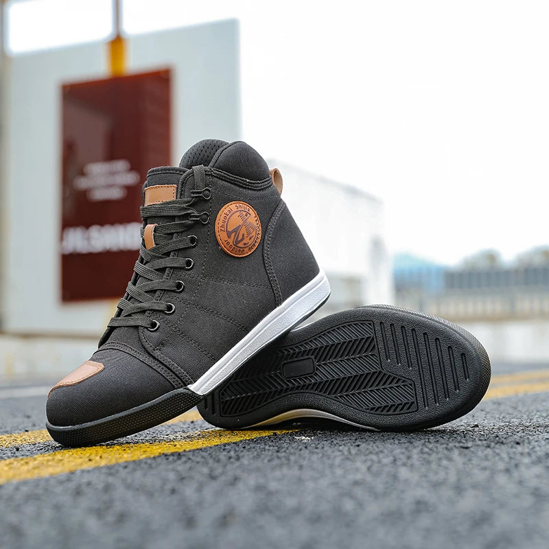 2025 Motorcycle Boots Men Motobiker Shoes Motocross Boots  Anti Fall Riding Boots for Road Racing Parkour Shoes Knight Equipment