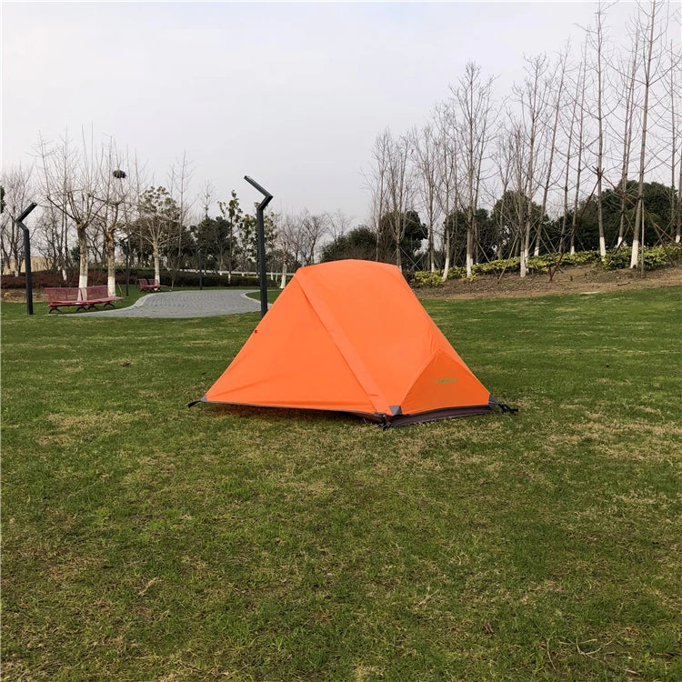 Double Layer 1 Person camping Tent, CZX-217 Waterproof ultralight Lightweight Tents for Mountaineering with Windproof ,