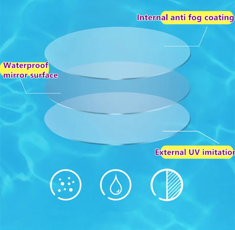 ARENA Professional Waterproof Swimming Goggles Anti-fog UV400 Leak Prevention Glasses Children Students Swim Protection Eyewear