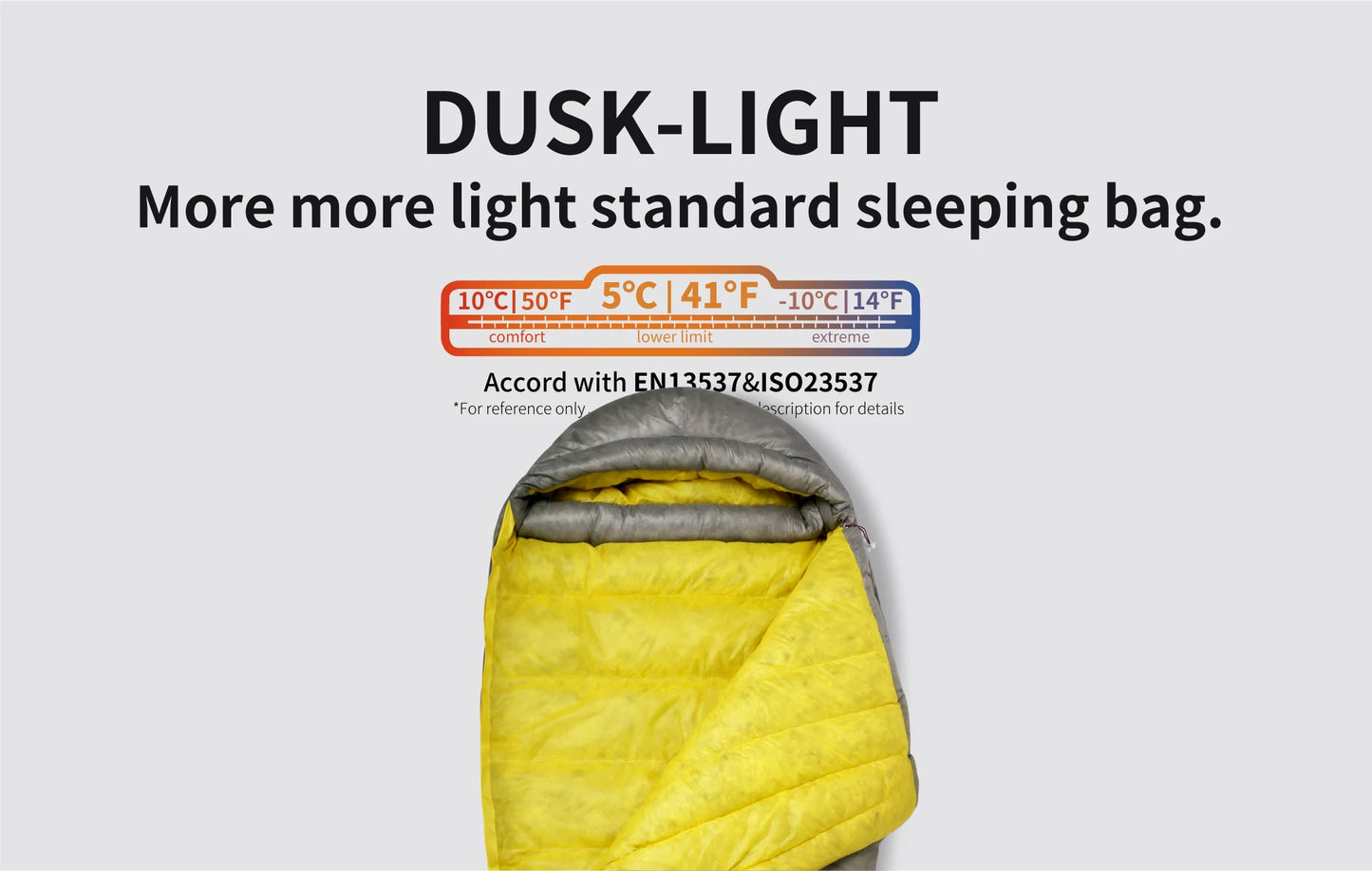 AEGISMAX Wind Hard Dusk Down Sleeping Bag Ultralight  800FP Ultra Dry for Outdoor Camping Hiking Backpacking Equipment Adult