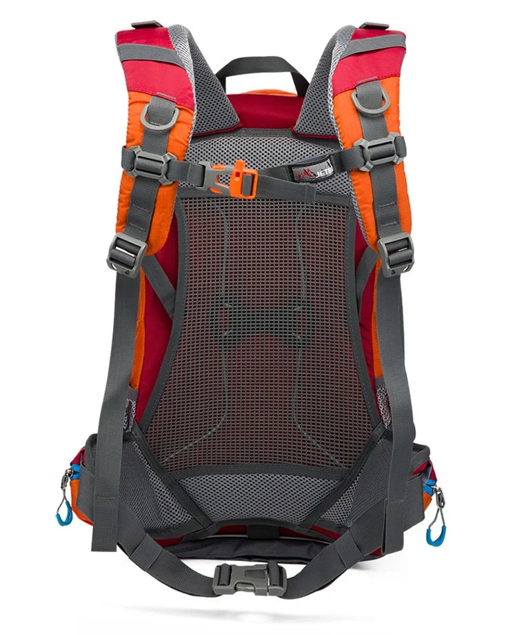 40L Splicing Style Backpack 450D Nylon Travel Bag Men Outdoor Backbag Multifunctional Hiking Mountaineering Backpack