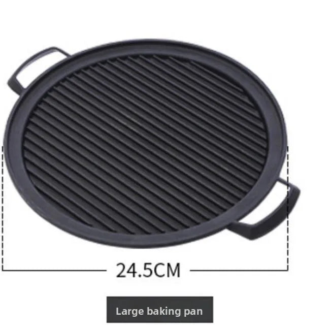 Japanese Text Mini Barbecue Grill, Carbon Grill Baking Tray, Household Barbecue Grills, Outdoor Portable Grill Camping Equipment