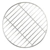 Stainless Steel Round Grid Net 30cm/35cm/40cm Barbecue Net Picnic Baking Tray BBQ Grid Grill For Outdoor Camping Supplies