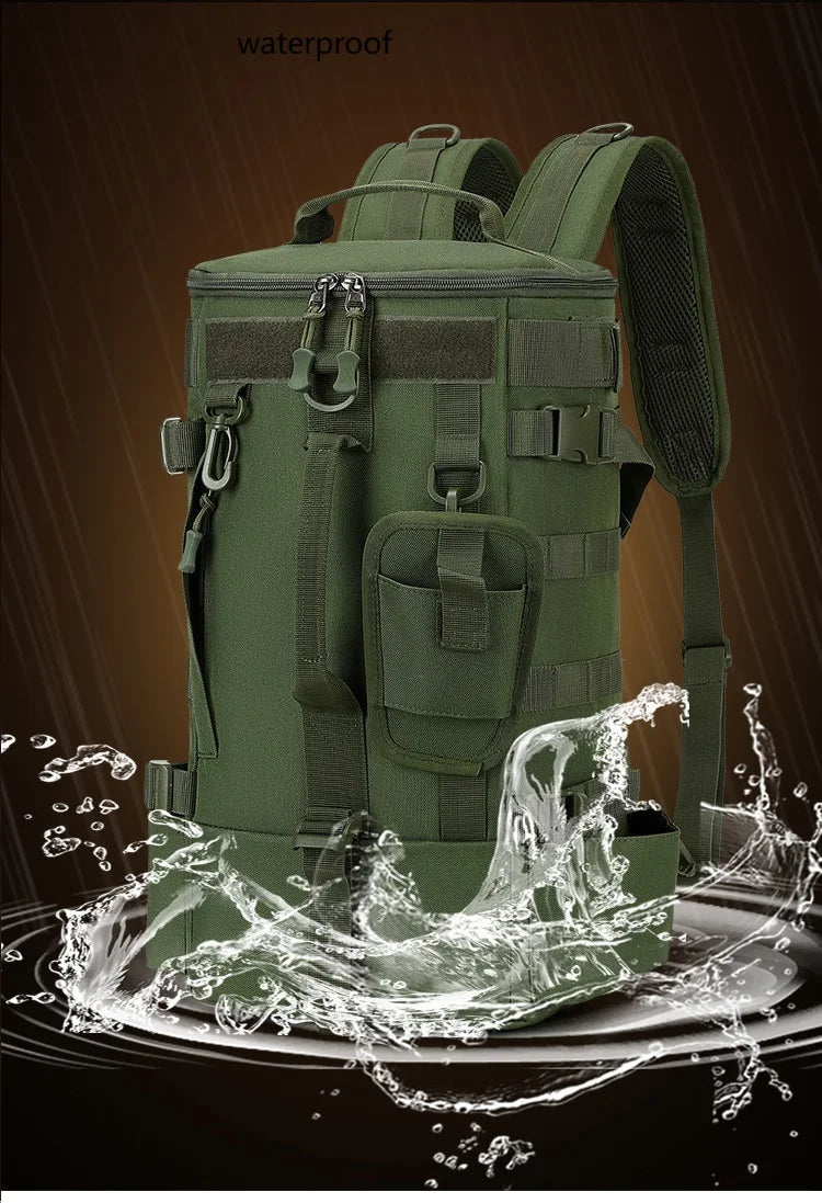 Waterproof Sports Climb Bag Multifunctional Backpack With Large Capacity For Men Fishing Equipment Gear Backpack Handbag