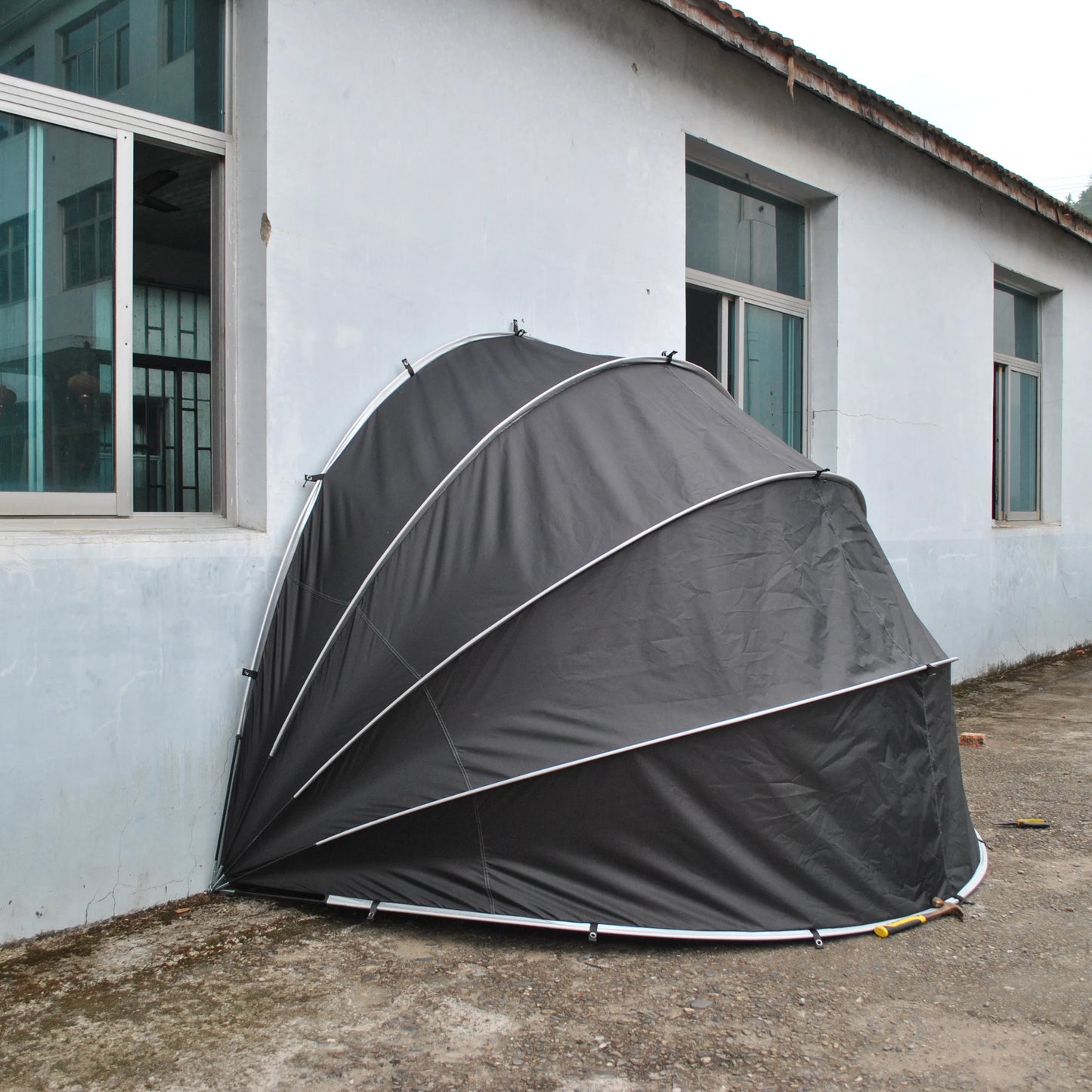 CZX-507 Hanging Motorbike Bike Tent Cover Shed Strong Frame Storage Garage Weatherproof Motorcycle Moped Mobility Scooter tent