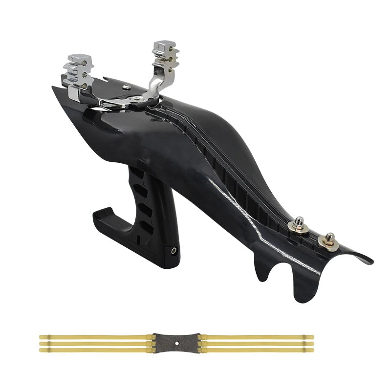 Professional Outdoor Fishing Slingshot With Rubber Bands And Fishing Reel For Fishing High Velocity Catapult Kit for Adult