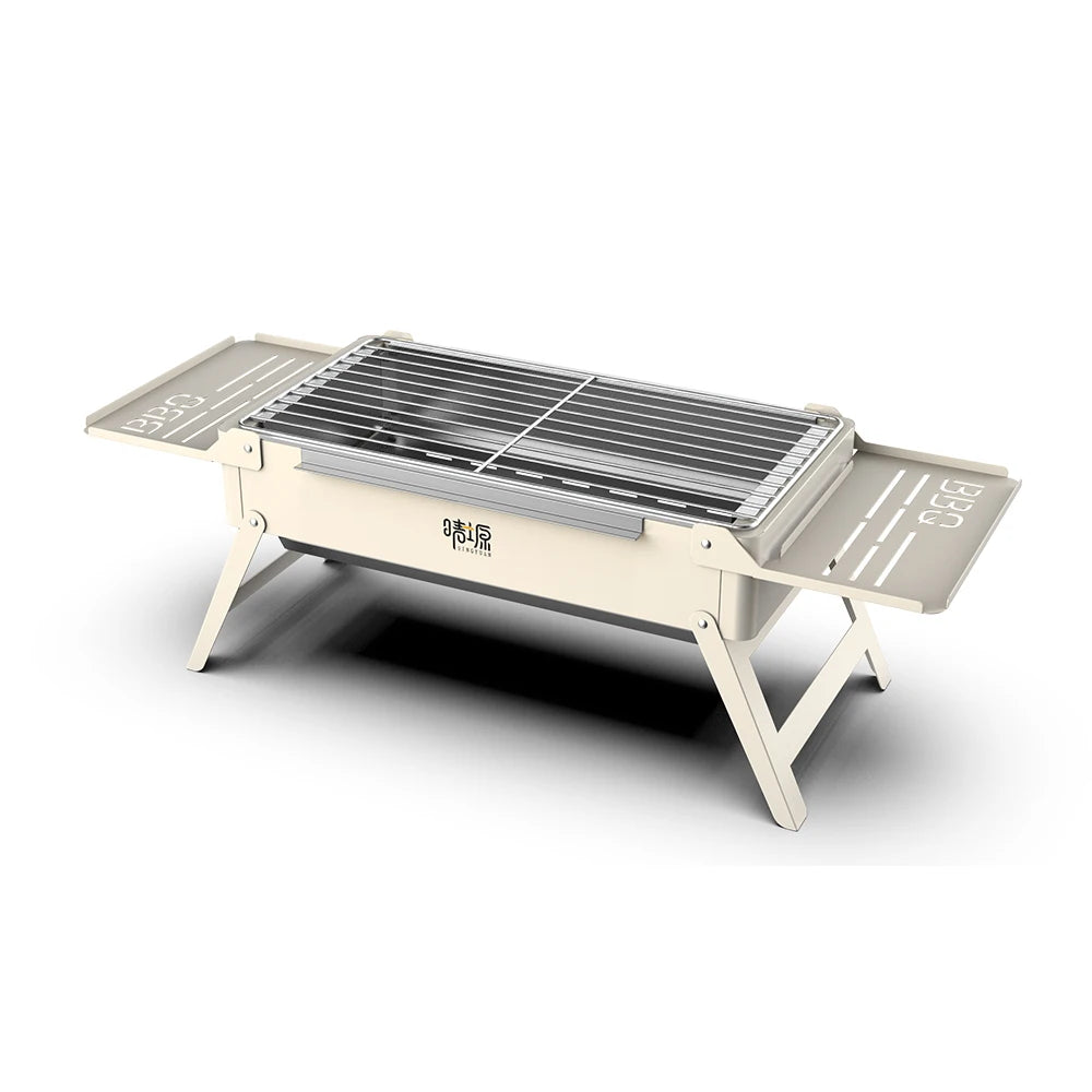 Detachable Camping Grill Portable Mini Stove Folding Barbecue Cookstove Durable Foldable BBQ Grill Rack Outdoor Cookware
