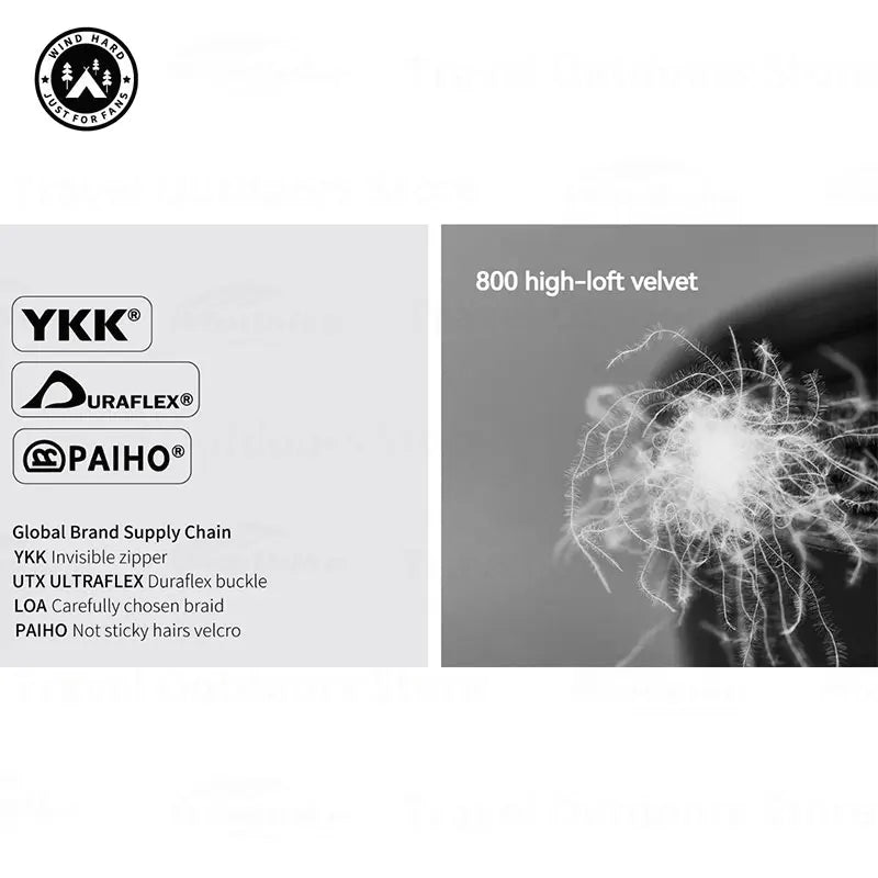 AEGISMAX Dusk Ultralight Down Sleeping Bag 4℃-2℃ 800FP Waterproof Outdoor Hiking iFlex 7D Nylon Mummy Down Tourist Sleeping Bag