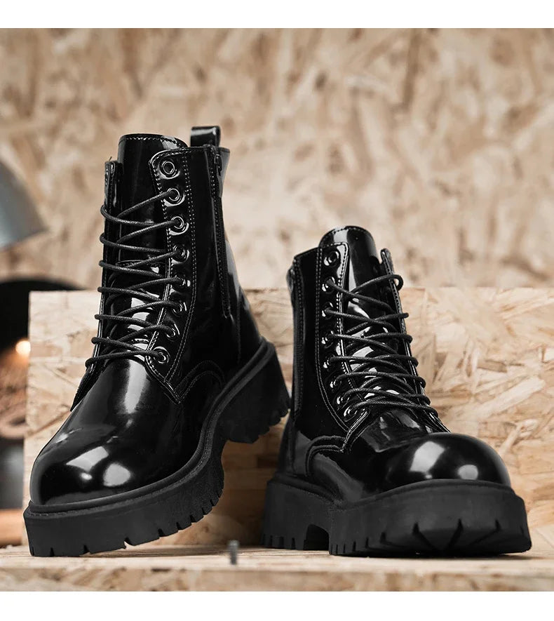 Boots Mens Shoes Casual Outdoor Platform Leather Walking Sports Fashion Luxury Designer Couple Unisex Women Ankle