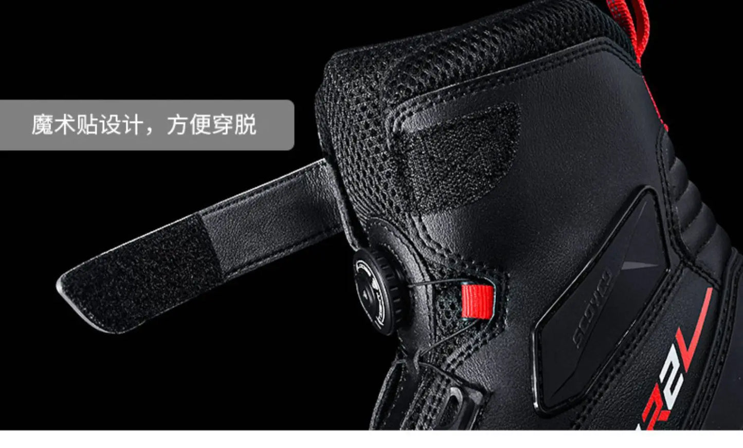 Scoyco Men Motorcycle Boots Motorcycle Shoes Enduro Motorcycle Boots Anti-fall Motorcycle Boots Breathable  Riding Boots