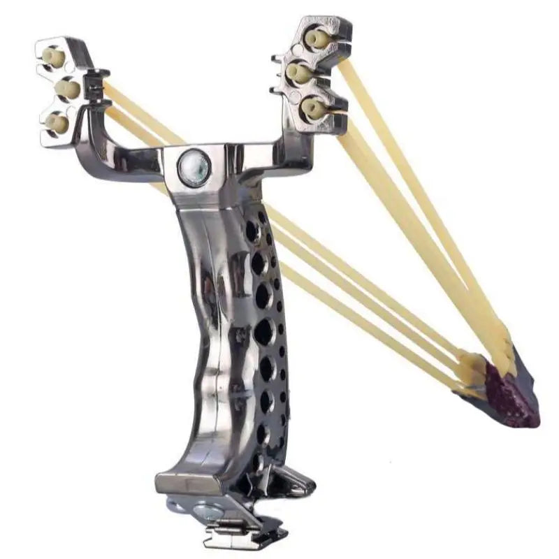 Wrist Rest Assist Slingshot Hunting Resin Slingshot Sling Shot With Rubber Bands Outdoor Hunting Catapult Shooting Steel Balls