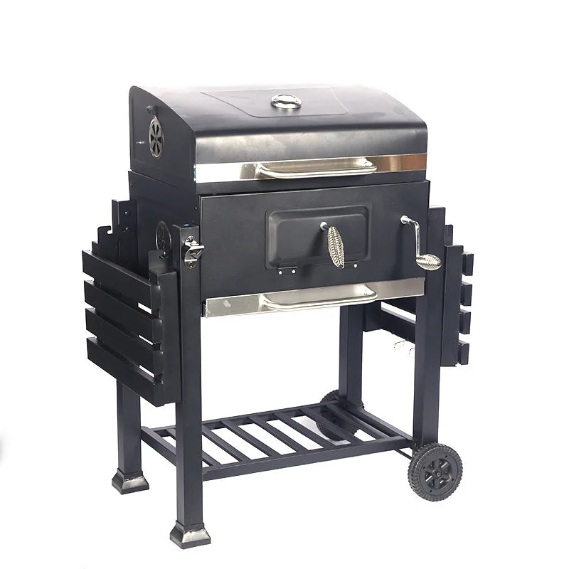 Large Barbecue Grill For More Than 8 People Bbq Charcoal Grill Double Side Plate