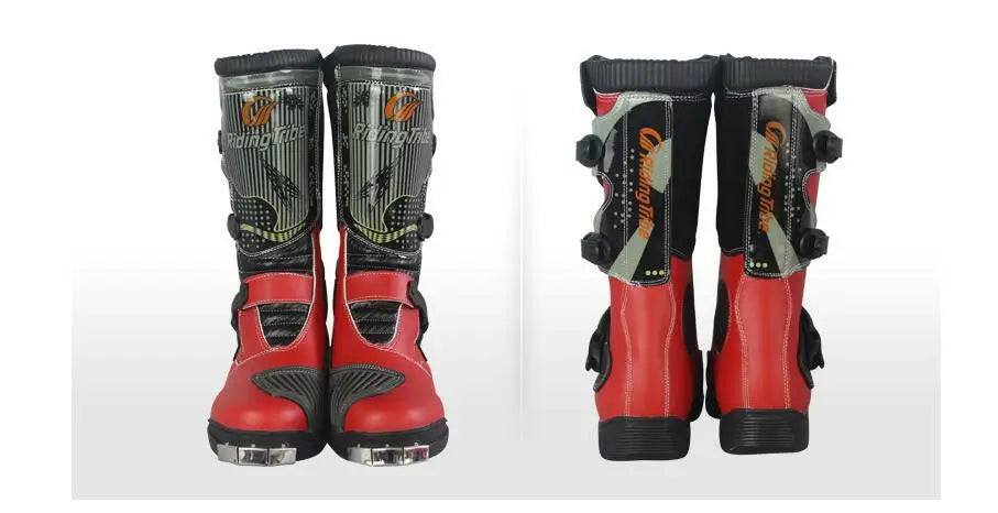 Motorcycle Riding Racing Boots Rain Professional Boot Men Women Crash Fall Protection Off-Road Motorbike Shoes Botas Motocross