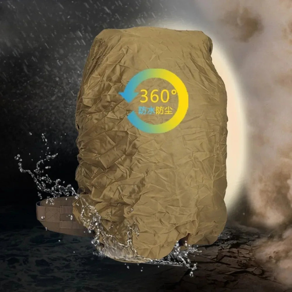 90L Large Tactical Backpack for Hiking Mountaineering Camping Travel Outdoor Sports with Rain Cover Breathable Back System