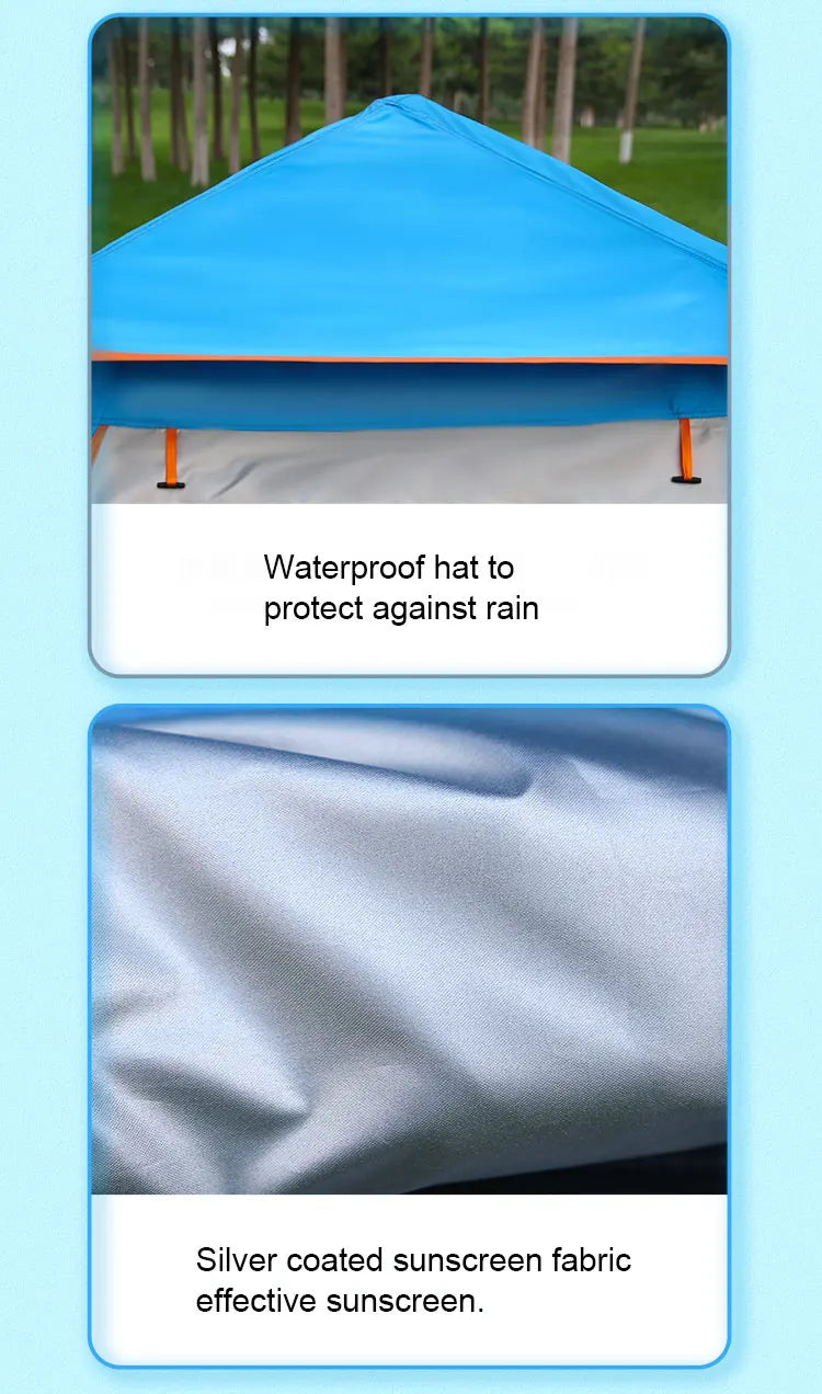 Factory Outlet New Pattern Custom Oem Easy One Touch Tents Outdoor Automatic Camping Tent Camptown Tent