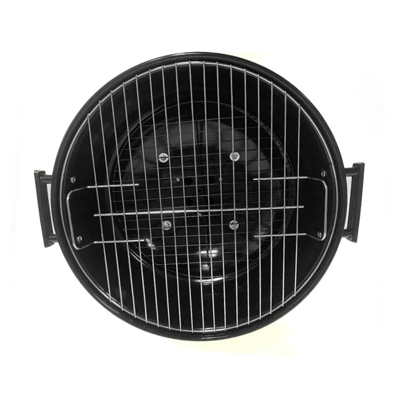 Windproof Outdoor BBQ Grill  American Charcoal Apple Smoking Rack  Movable Four-Legged Grill  Detachable Camping BBQ Pan