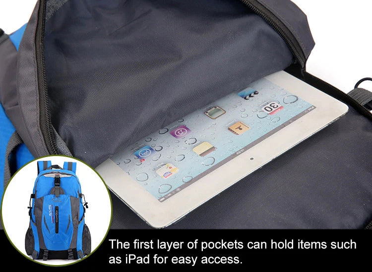 New 30L Outdoor Fishing Bags Men Women Waterproof Travel Trekking Backpack Climbing Hiking Camping Rucksack Tactical Sports Bags