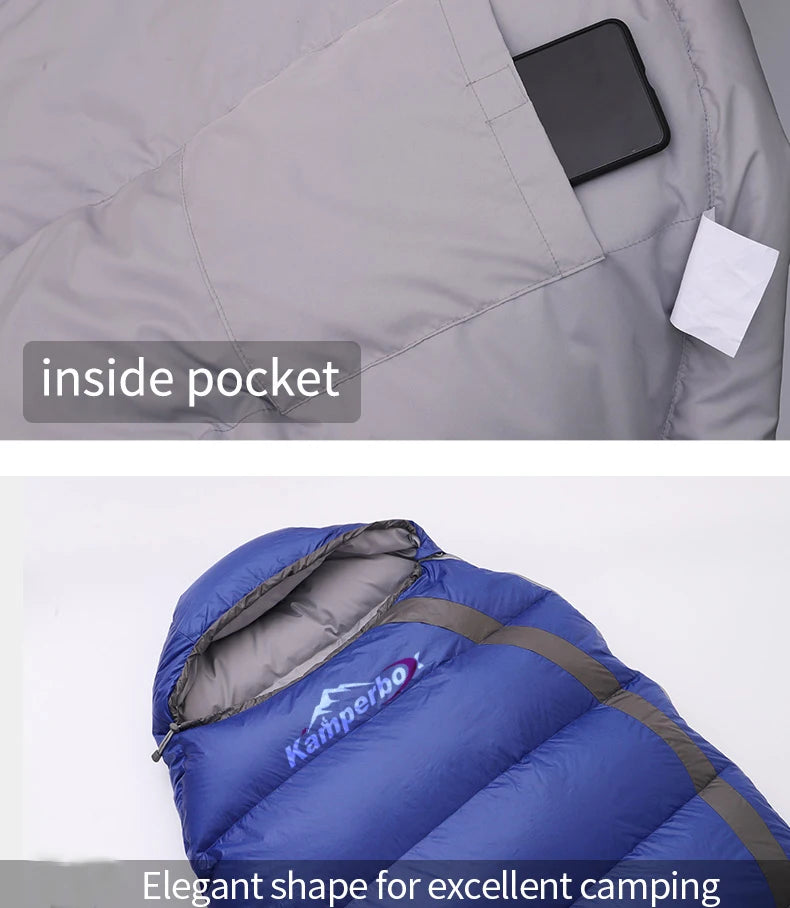 Kamperbox Ultra Light Outdoor Down Sleeping Bag Winter Camping Down Sleeping Bag