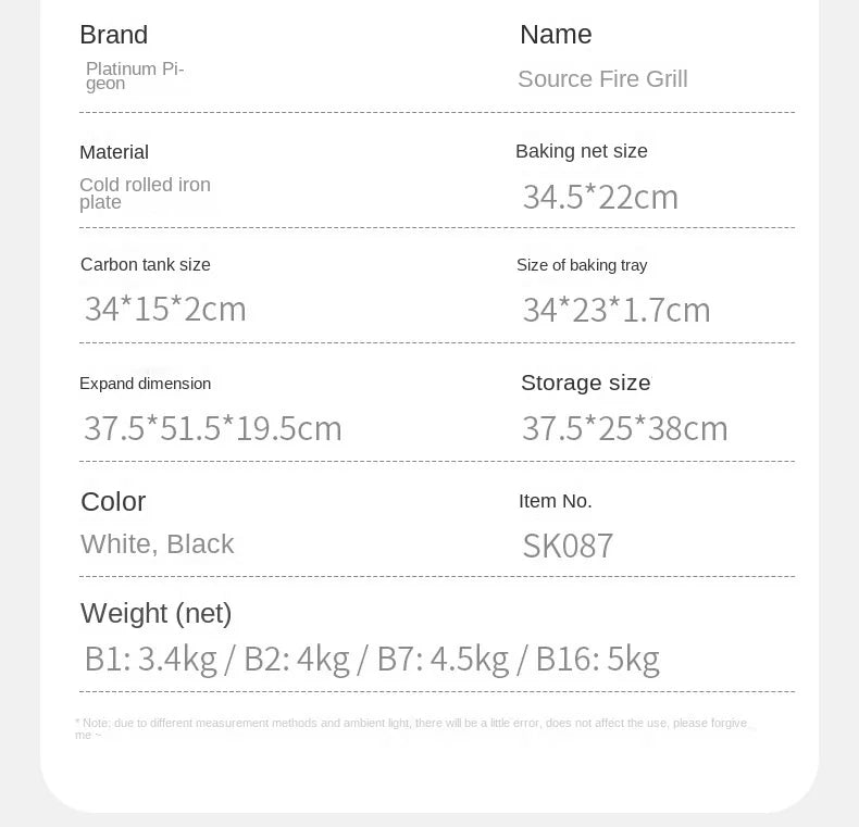 Barbecue Grill Outdoor Portable Picnic Camping Folding Smokeless Grill Household Portable Charcoal Heating Barbecue Grill 2025