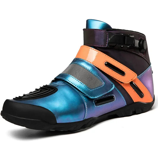 Motorcycle shoes Motorcycle riding shoes Male knight cross-country boots Racing short boots Motorcycle travel equipment