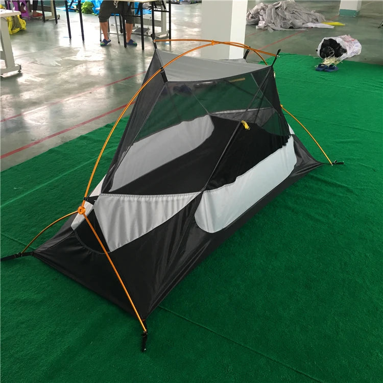 Double Layer 1 Person camping Tent, CZX-217 Waterproof ultralight Lightweight Tents for Mountaineering with Windproof ,
