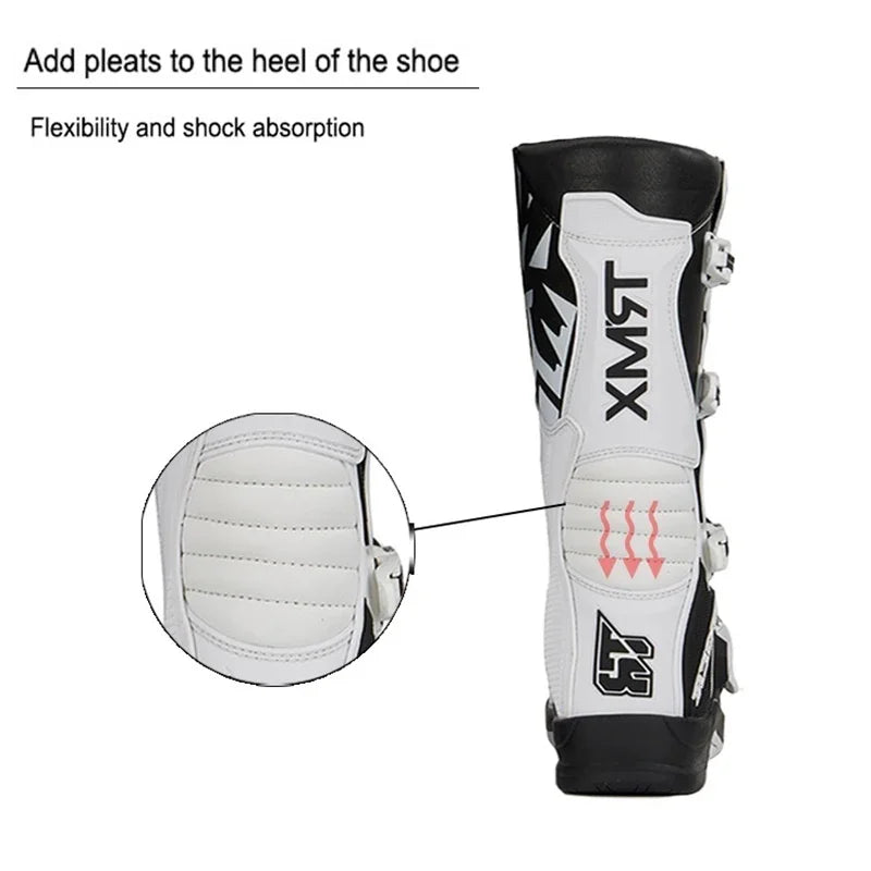 New T3 Motorcycle Boots Motocross Enduro Professional Racing Motocross Off-road Bottas Motorboat Shoes Racing Boots