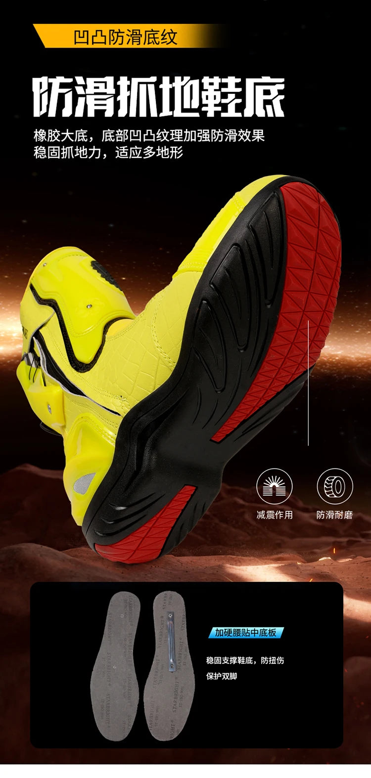 36-47 Anti Fall Motocross Boots Wear-resistant Motorcycle Boots Men's Women Racing Boots Safe Riding Equipment Rally Shoes