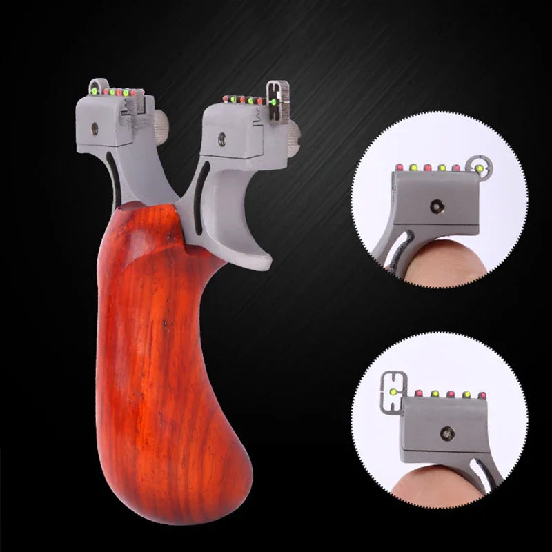 304 Stainless Steel Laser Slingsshot CNC 8020 Slingshot Outdoor Hunting Shooting Tirachinas Super Potential