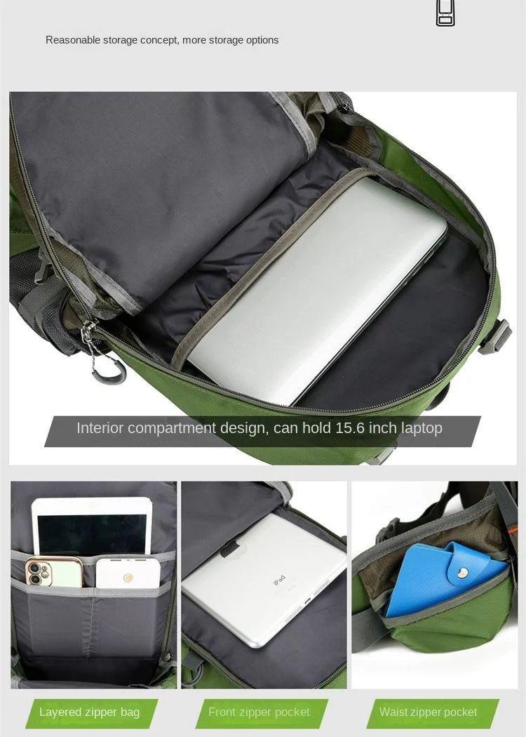 Travel Backpack For Men New Waterproof Outdoor Camping Knapsack Women Hiking Back Pack Multifunction Cycling Backpack Male