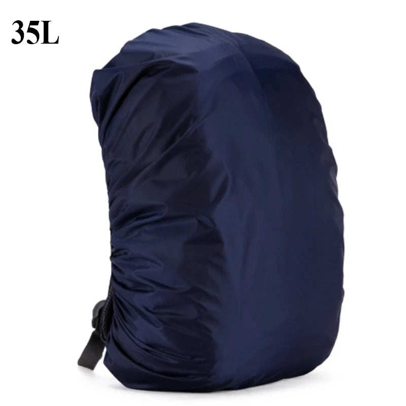 35/45L Adjustable Waterproof Dustproof Backpack Sport Bag Rain Cover Portable Ultralight Shoulder Protect Outdoor Tools Hiking