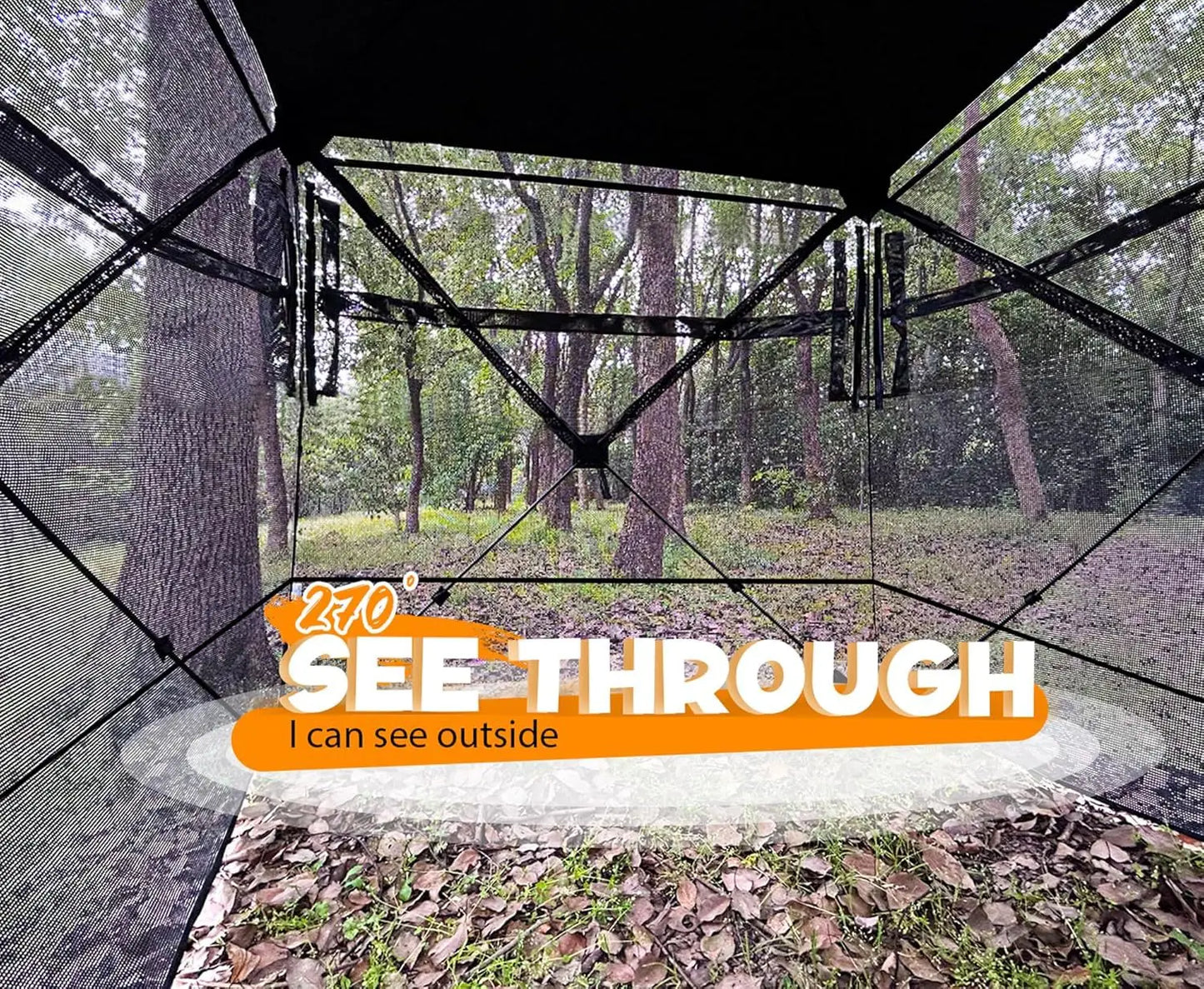 Bird Watching Tent One-way 270 ° Transparent Visible Hunting Tentage Camouflage Quick Opening Waterproof Outdoor Camping Lodge