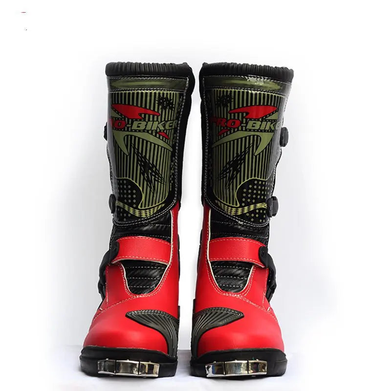 Motorcycle Riding Racing Boots Rain Professional Boot Men Women Crash Fall Protection Off-Road Motorbike Shoes Botas Motocross