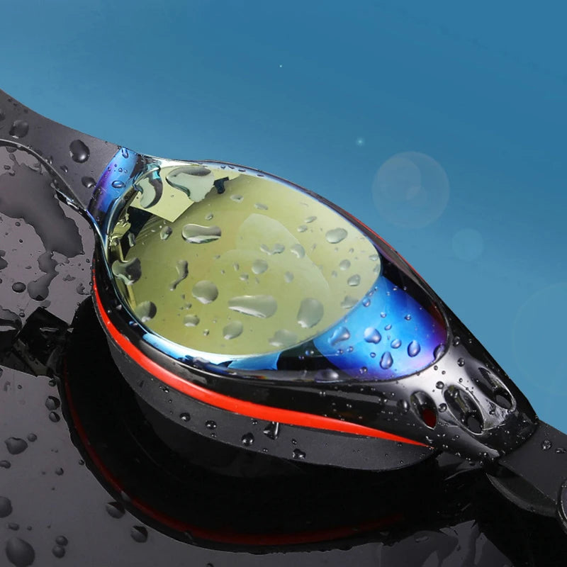 Plating Myopia Swim Goggles Men Women Professional Swimming Pool Water Sports Waterproof Glasses Anit Fog UV Shield Eyewear New