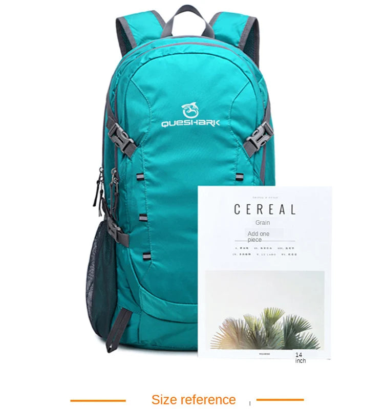 40L Outdoor Foldable Backpack Ultralight Waterproof Soft Camping Shoulder Pack Climbing Travel Mountaineering Hiking Cycling Bag