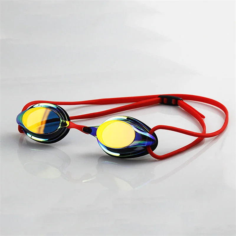 Professional Competition Swimming Goggles Plating Anti-Fog Waterproof UV Protection Silica Gel Diving Glasses Racing Spectacles